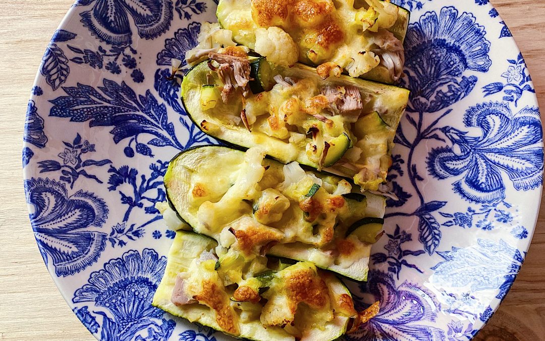 Calabacines gratinados